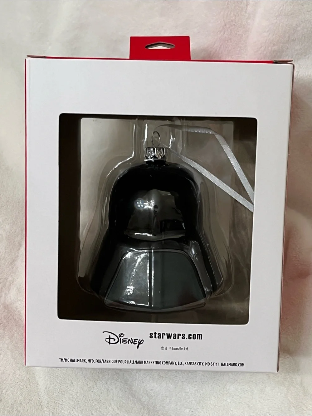 Hallmark Star Wars Darth Vader Blown Glass Christmas Ornament NIB